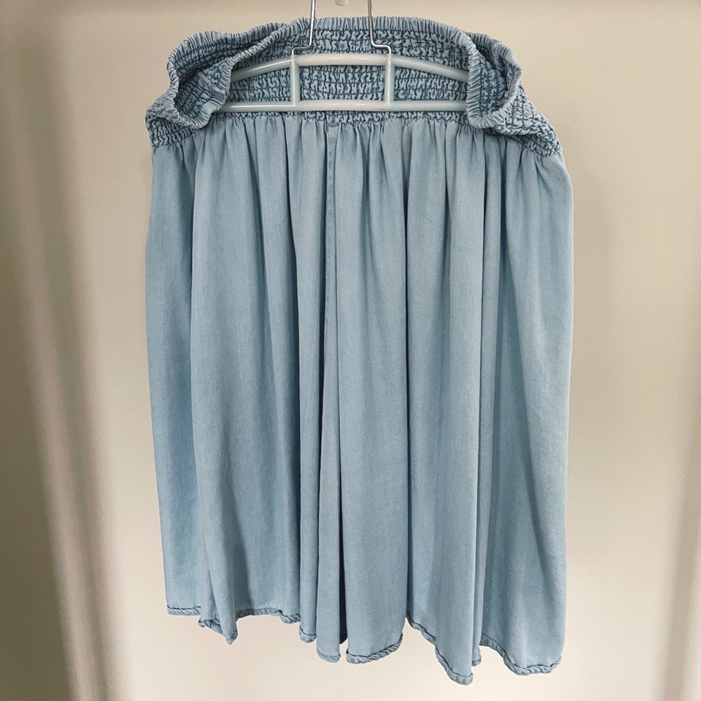 Torrid Chambray Skater Skirt